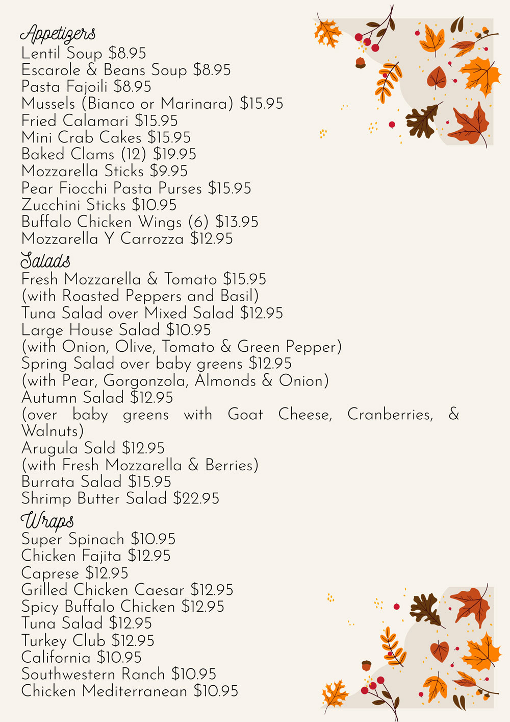 Our Foods